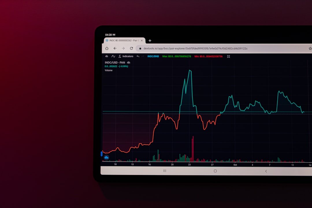 rising cryptocurrency market chart
