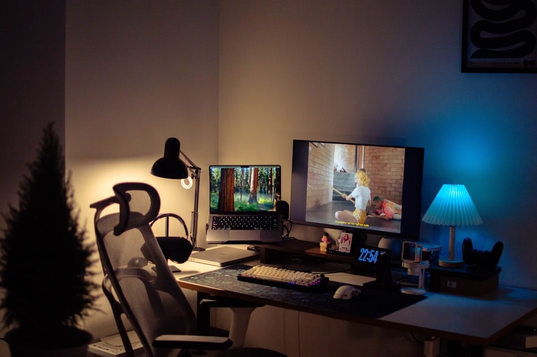 remote work office setup